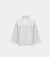 Ekru Pamuk Saten Verby Gömlek