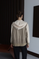 Oversize Fit Kapüşonlu Ceket