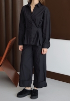 Touch Paper - Turn-Up Geniş Paça Pantolon Takım