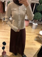 Triko Düğmeli Hırka 