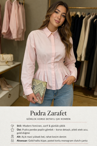 KORSAJ PAMUK GÖMLEK