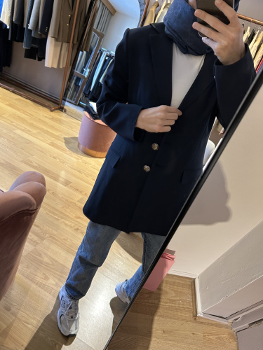 Modern Style Navy blue jacket