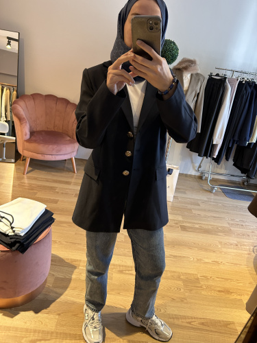 Modern Style Navy blue jacket