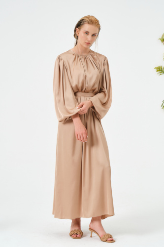 Nou Elbise Latte Rengi