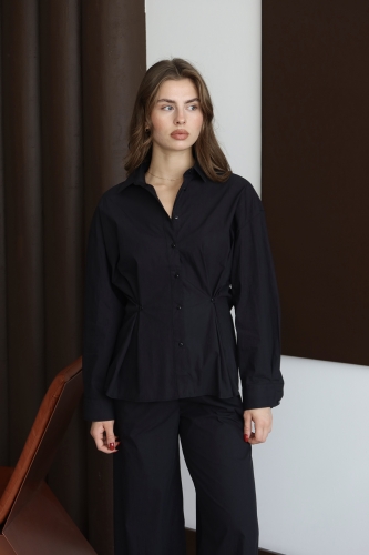 Touch Paper - Turn-Up Geniş Paça Pantolon Takım