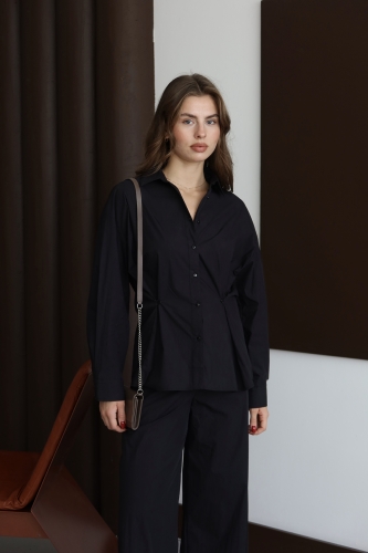 Touch Paper - Turn-Up Geniş Paça Pantolon Takım