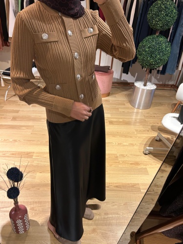 Triko Düğmeli Hırka