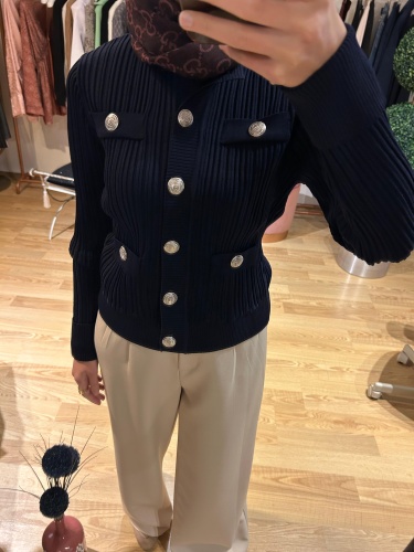 Triko Düğmeli Hırka