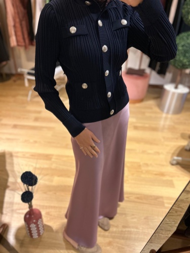 Triko Düğmeli Hırka